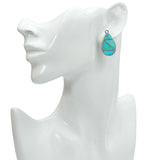 Navajo Sterling Silver Turquoise Squash Blossom Necklace With Earring Jackets