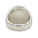 David Yurman Sterling Silver and 22K Gold Turtle Shell Signet Ring