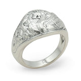 David Yurman Sterling Silver Griffin Signet Ring