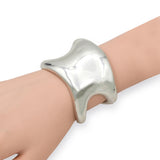 Vintage Tiffany & Co. Elsa Peretti Sterling Silver Open Side Cuff Bracelet