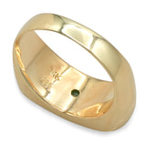 Vintage 14K Yellow Gold Green Jadeite Ring