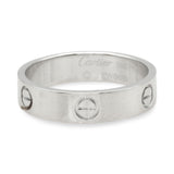 Cartier Love Band 950 Platinum Ring