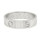 Cartier Love Band 950 Platinum Ring