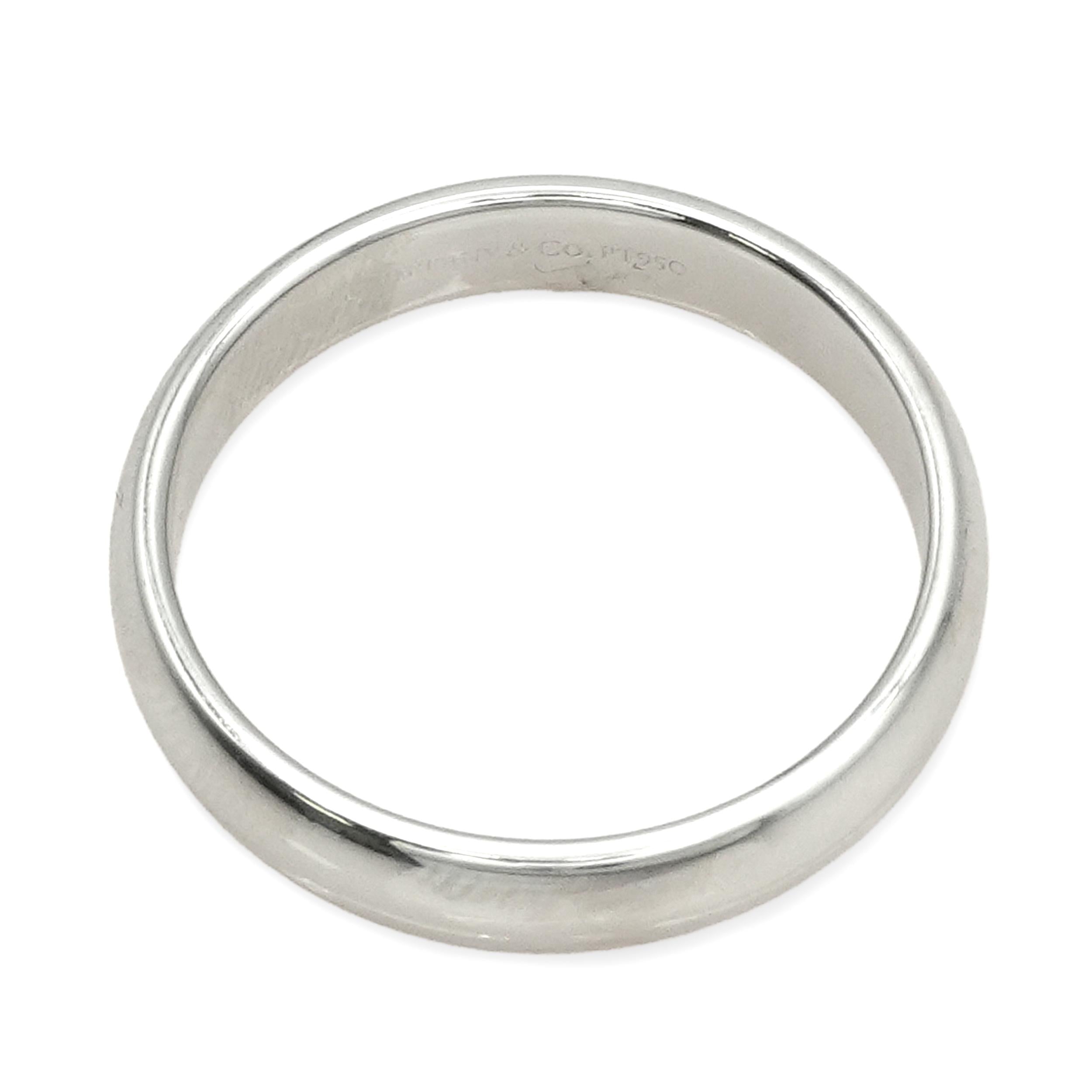Tiffany & Co. PT950 Platinum Domed Band Ring