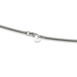 1999 Tiffany & Co. Sterling Silver Cutout Cross Pendant Necklace