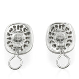 David Yurman Sterling Silver 14K Gold Lemon Citrine Clip-On Earrings