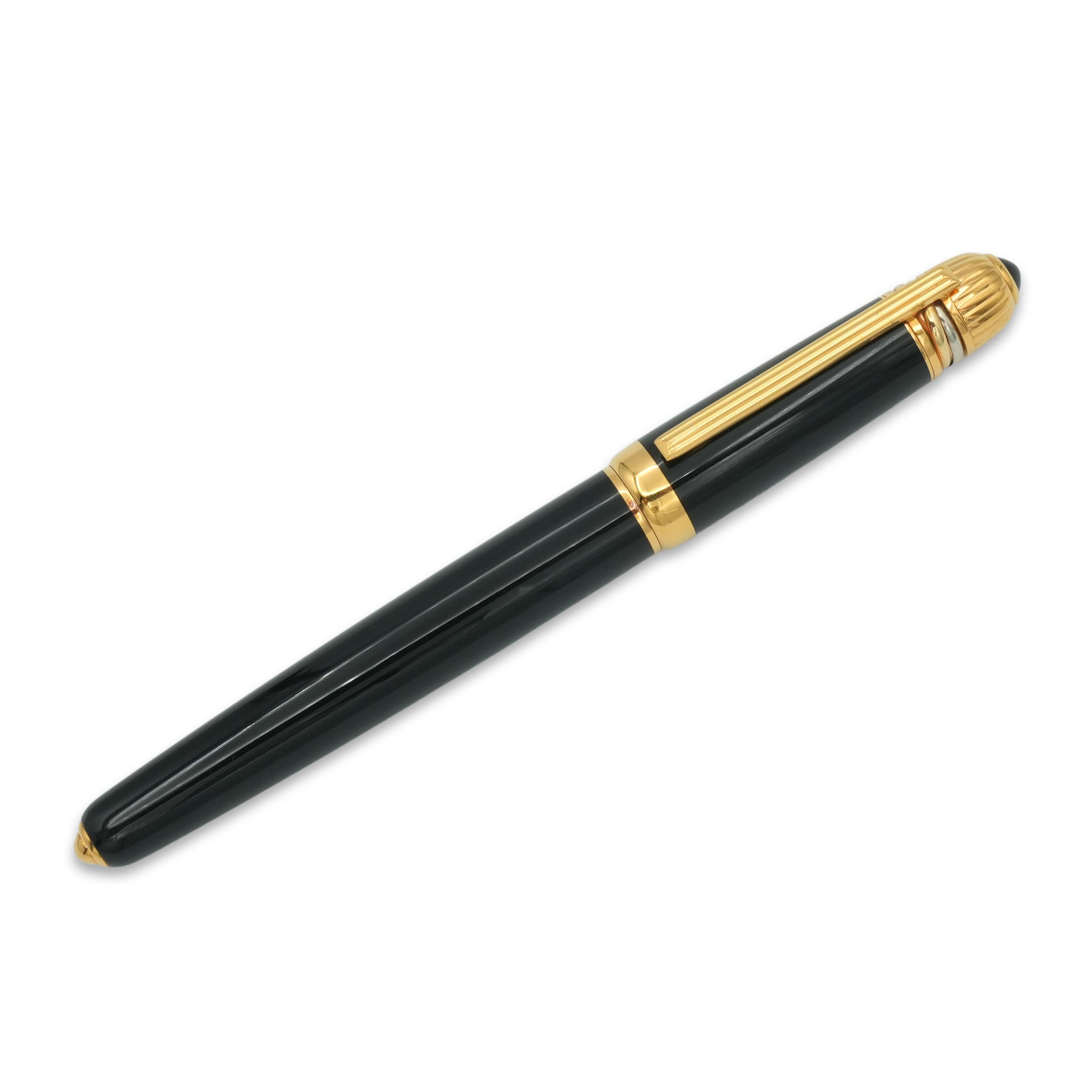 CartierPasha de Cartier Black Lacquer Ballpoint Pen