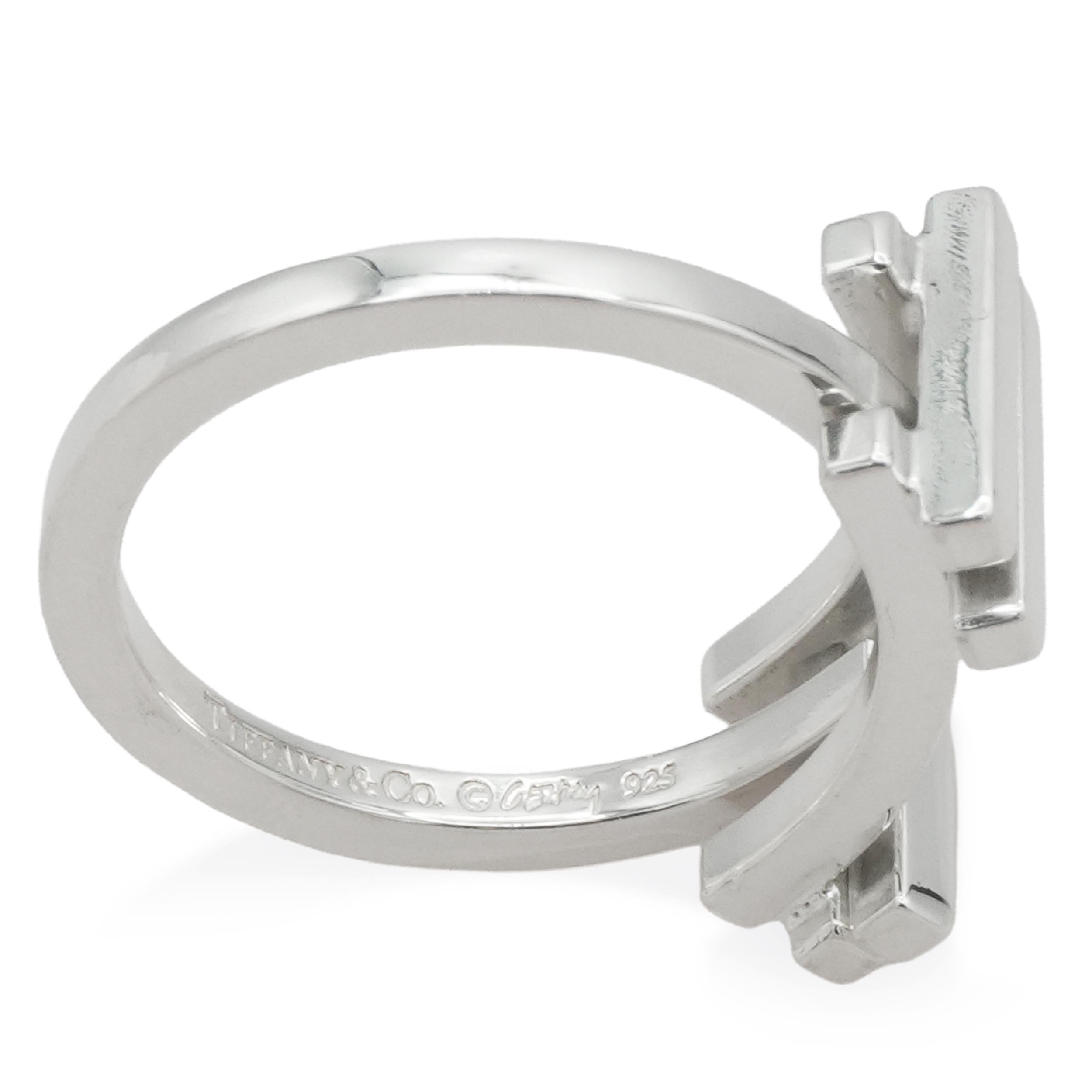Tiffany & Co. Gehry Axis Sterling Silver Ring