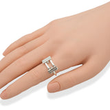 Tiffany & Co. Gehry Axis Sterling Silver Ring