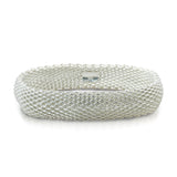 Tiffany & Co. Sterling Silver Somerset Mesh Bangle Bracelet and Ring Set