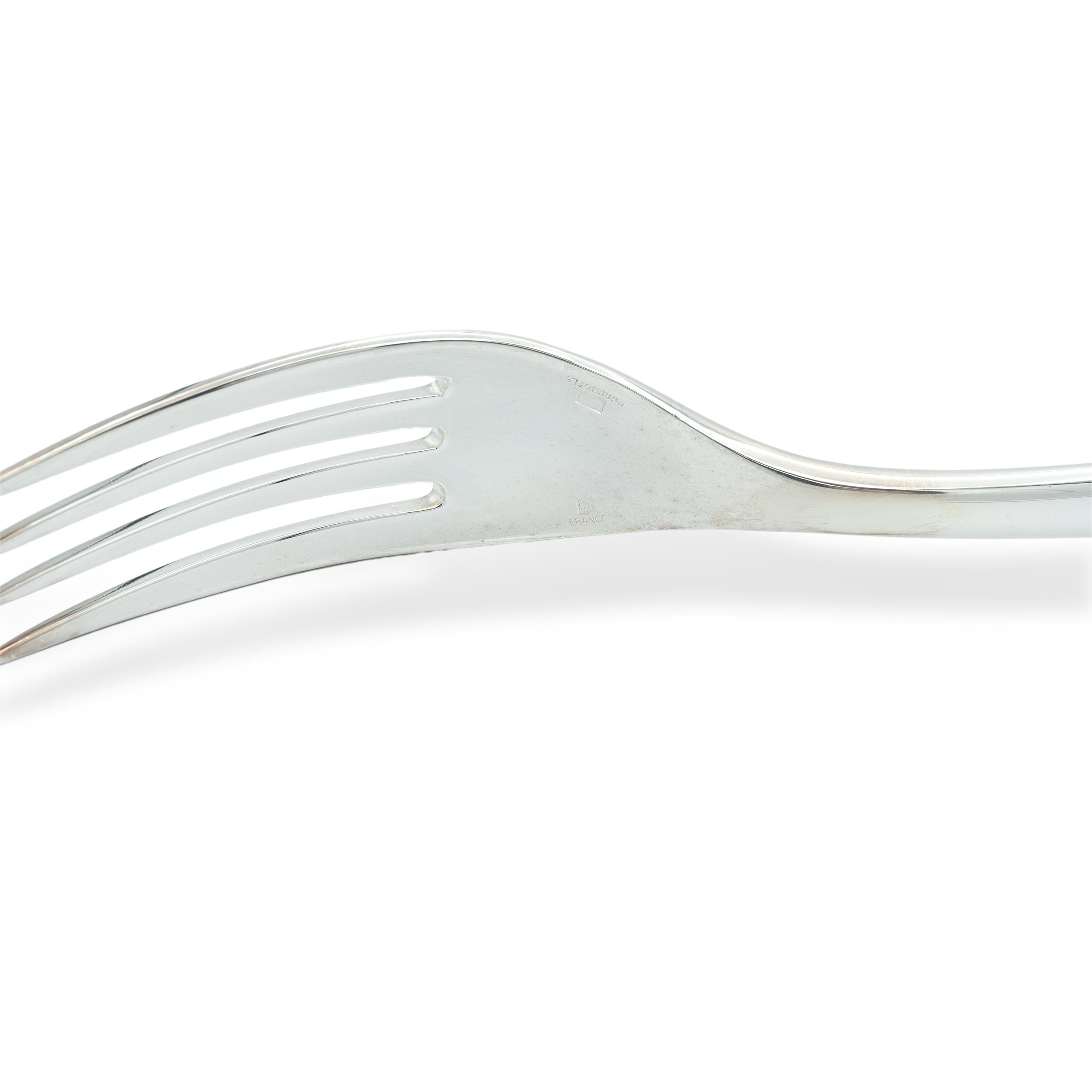 Christofle 24 Piece Silver Plate Mood Silverware Set