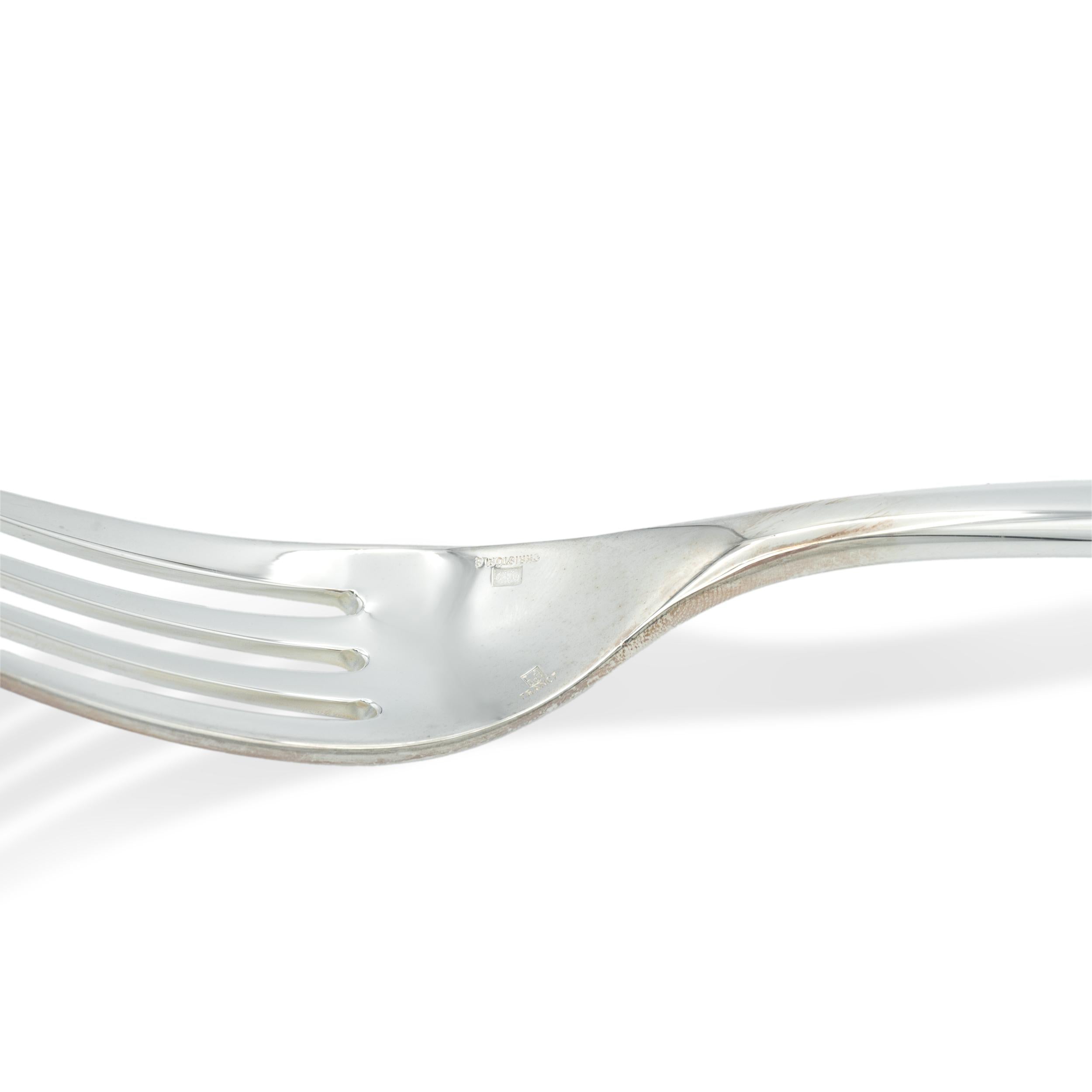 Christofle 24 Piece Silver Plate Mood Silverware Set