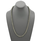 Marie Yazzie Navajo Sterling Silver Navajo Pearl Necklace