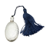 Vintage Tiffany & Co. Sterling Silver Oval Perfume Flask With Tassel