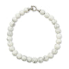 Tiffany & Co Sterling Silver White Howlite Bead Necklace