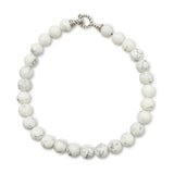 Tiffany & Co Sterling Silver White Howlite Bead Necklace