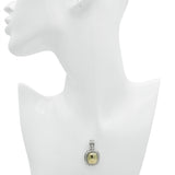 David Yurman Sterling Silver and 14k Yellow Gold Cable Pendant Enhancer