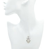 David Yurman Sterling Silver Diamond Heart Pendant