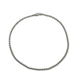 David Yurman Sterling Silver Woven Chain Necklace