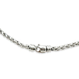 David Yurman Sterling Silver Woven Chain Necklace