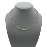 David Yurman Sterling Silver Woven Chain Necklace