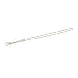 Tiffany & Co. Sterling Silver Heart Station Necklace