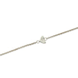 Tiffany & Co. Sterling Silver Heart Station Necklace
