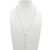 Tiffany & Co. Sterling Silver Heart Station Necklace