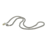 David Yurman Sterling Silver 14K Yellow Gold Box Chain Necklace