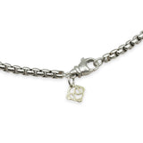 David Yurman Sterling Silver 14K Yellow Gold Box Chain Necklace