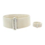 Tiffany & Co. Sterling Silver Diamond Somerset Bracelet & Ring Set