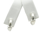 Tiffany & Co. 1996 Sterling Silver Bamboo Bracelet and Earrings Set