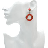 Causandra Dukepoo Silver Reversible Turquoise Coral Necklace & Earrings Set