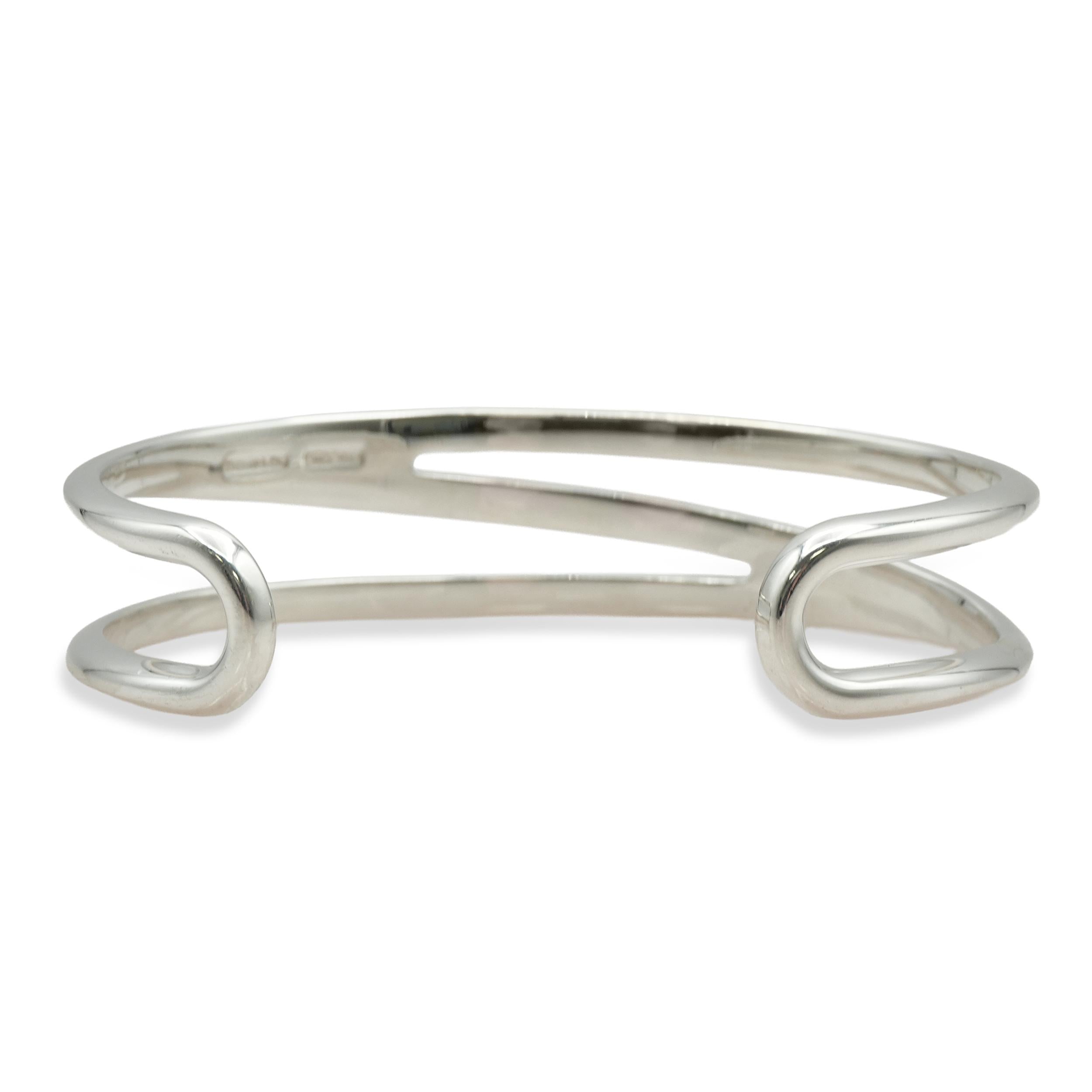 Tiffany & Co. Sterling Silver Zigzag Cuff Bracelet