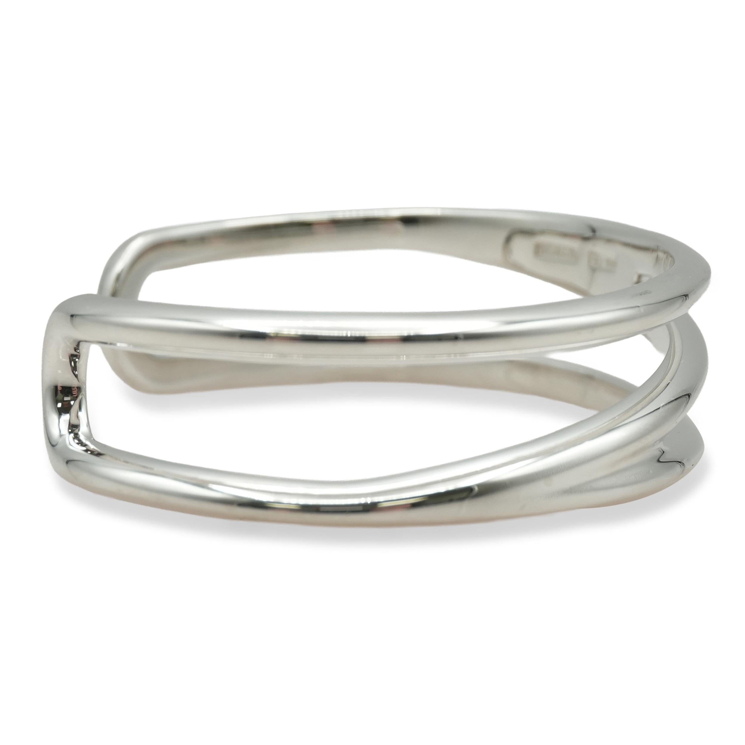 Tiffany & Co. Sterling Silver Zigzag Cuff Bracelet