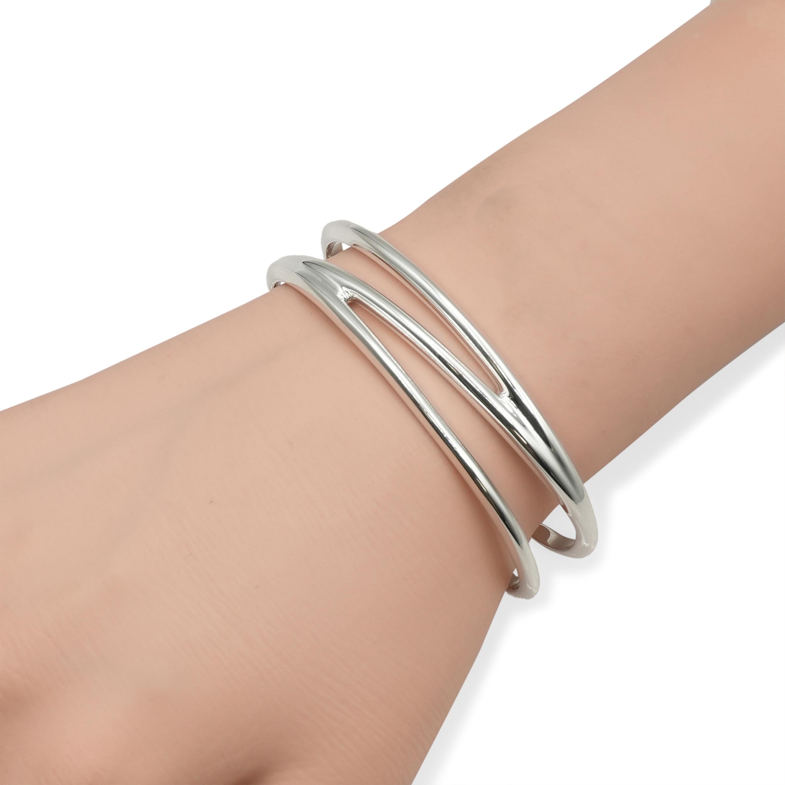 Tiffany & Co. Sterling Silver Zigzag Cuff Bracelet