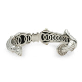 Lagos Caviar Sterling Silver and 18k Yellow Gold Cuff Bracelet