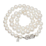 Mikimoto 18K White Gold Akoya Pearl Necklace