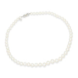 Mikimoto 18K White Gold Akoya Pearl Necklace