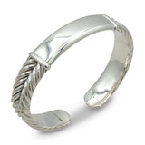 David Yurman Sterling Silver Double Cable Hinged Cuff Bracelet