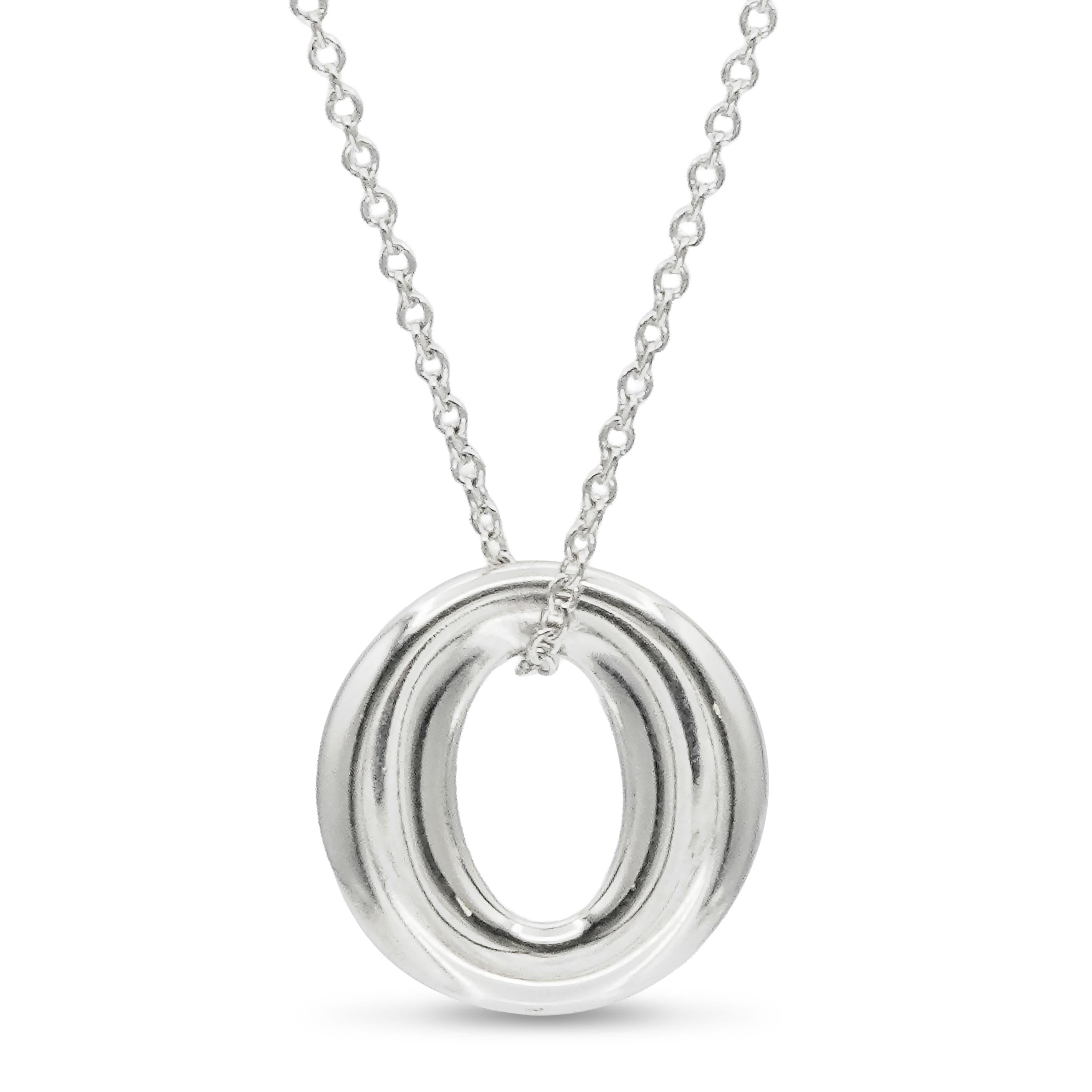 Tiffany & Co. Elsa Peretti Sevillana Sterling Silver Pendant Necklace