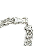 David Yurman Sterling Silver 18K Yellow Gold Multi-Strand Chain Bracelet