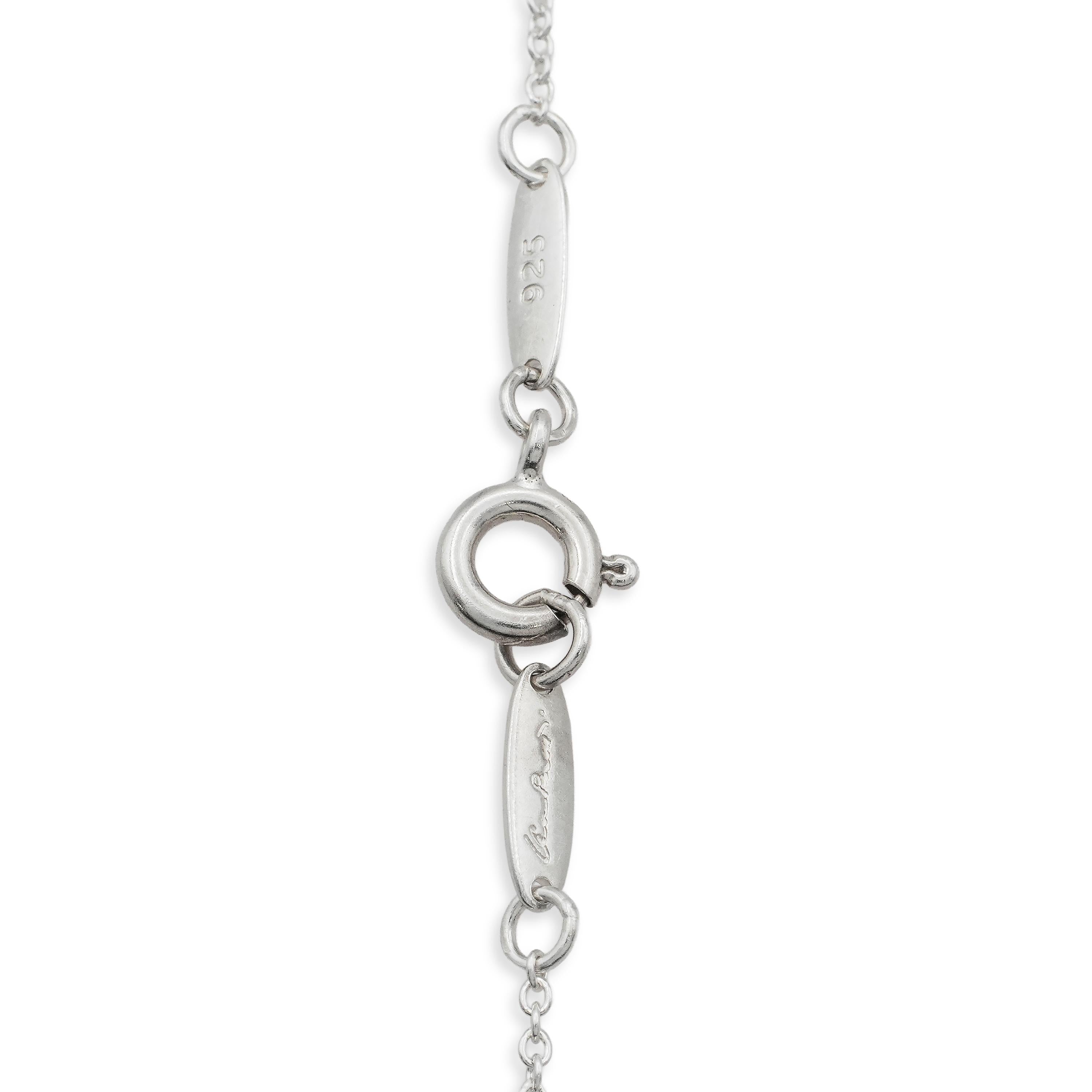 Tiffany & Co. Elsa Peretti Sevillana Sterling Silver Pendant Necklace