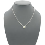 David Yurman Sterling Silver & 14k Yellow Gold Box Chain with Cookie Pendant