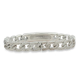 David Yurman Sterling Silver & Lapis Lazuli Curb Link Bracelet