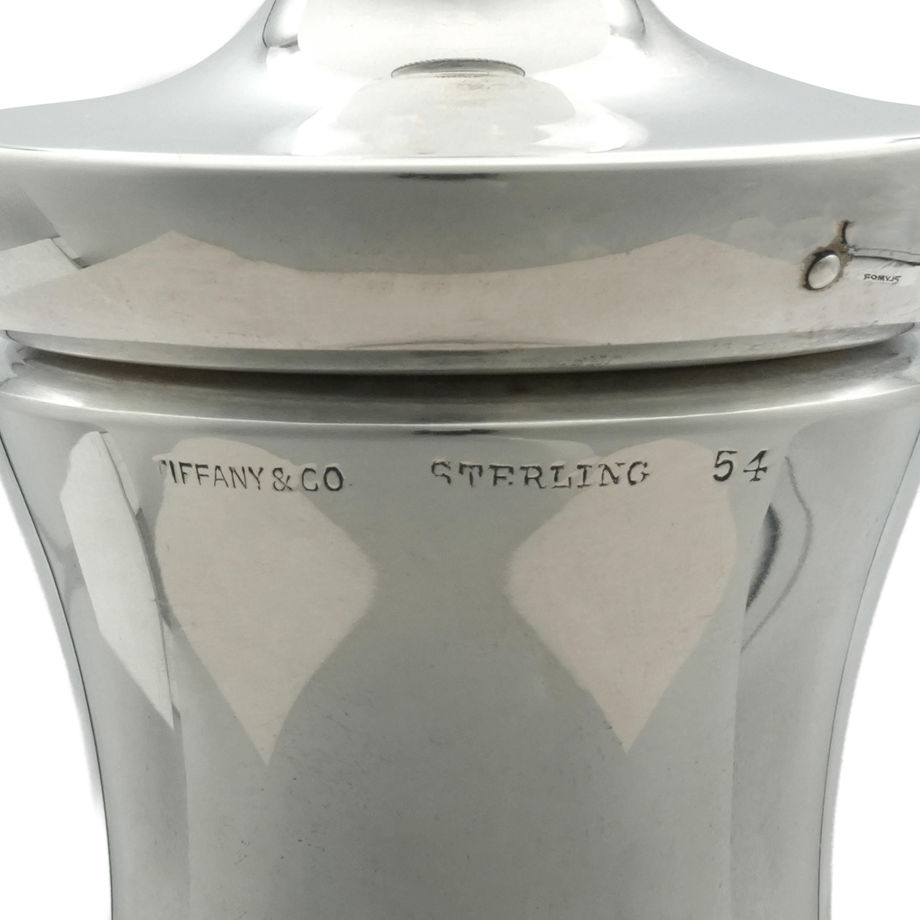 Tiffany & Co. Sterling Silver Borel Salt Shaker & Pepper Grinder Set