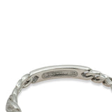 David Yurman Sterling Silver & Lapis Lazuli Curb Link Bracelet