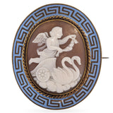 Antique "Eros with Swans" Brooch