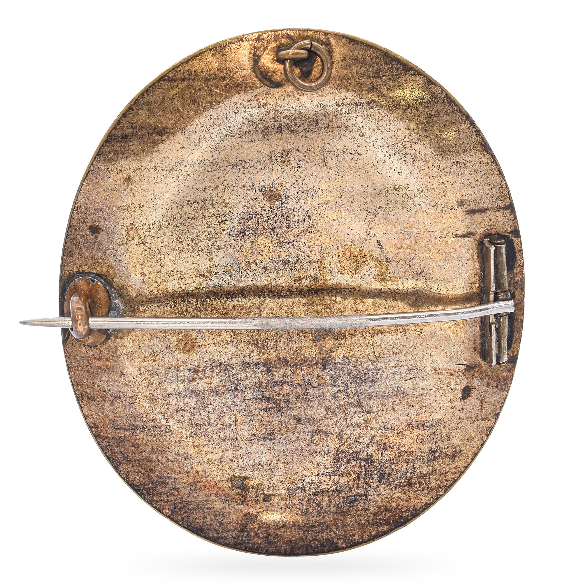 Antique "Eros with Swans" Brooch