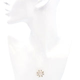 Antique 14k Yellow Gold and Platinum Pearl Diamond Brooch Pin